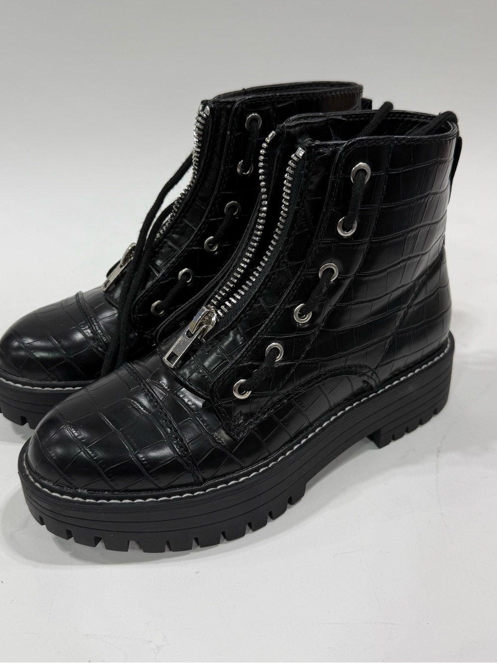 Sugar Livewire Zip Combat Boots